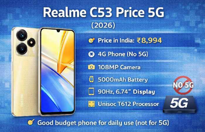About realme c53 price 5g
