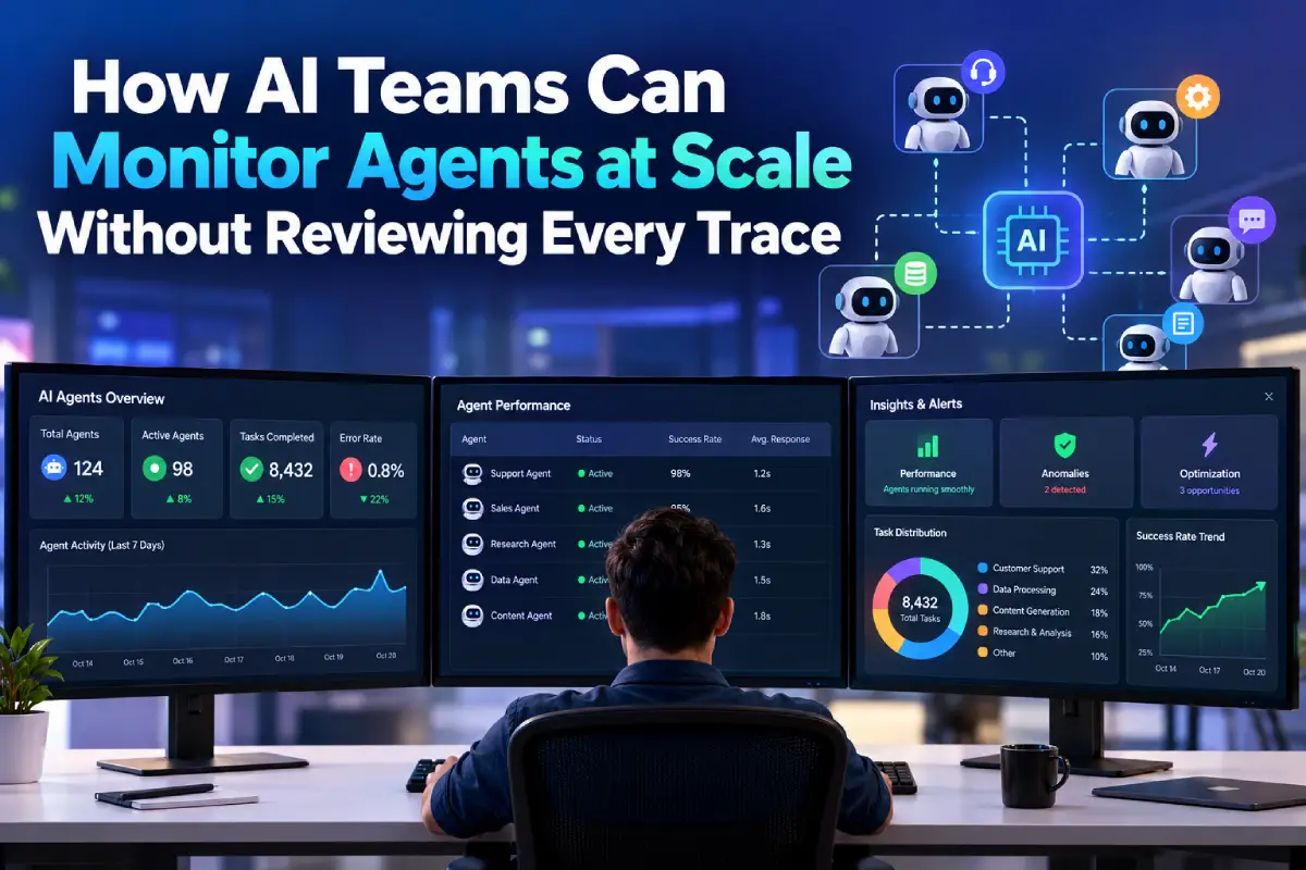how ai teams can monitor agents at scale without reviewing every trace